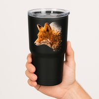 Cool Red Fox Tree Tumbler