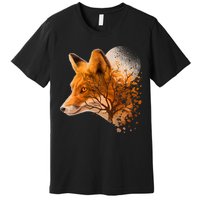 Cool Red Fox Tree Premium T-Shirt
