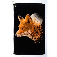 Cool Red Fox Tree Golf Towel