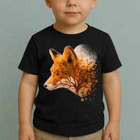 Cool Red Fox Tree Toddler T-Shirt