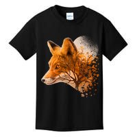 Cool Red Fox Tree Kids T-Shirt