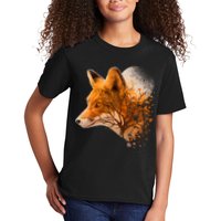 Cool Red Fox Tree Kids T-Shirt