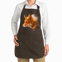 Cool Red Fox Tree Apron