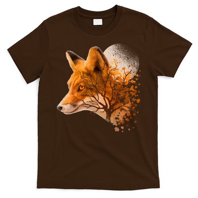 Cool Red Fox Tree T-Shirt