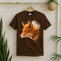 Cool Red Fox Tree T-Shirt