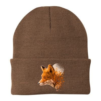 Cool Red Fox Tree Beanie