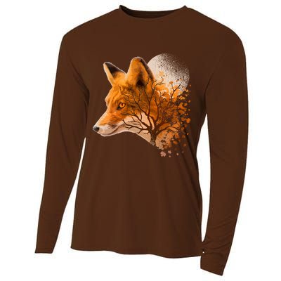 Cool Red Fox Tree Cooling Performance Long Sleeve Crew
