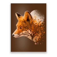 Cool Red Fox Tree Poster