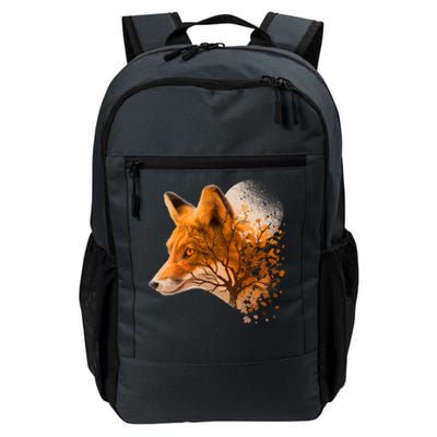 Cool Red Fox Tree Daily Commute Backpack