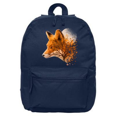 Cool Red Fox Tree 16 in Basic Backpack