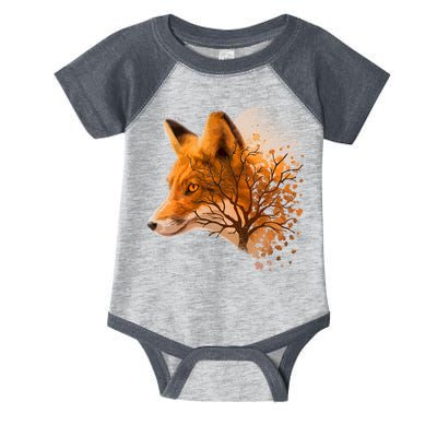 Cool Red Fox Tree Infant Baby Jersey Bodysuit