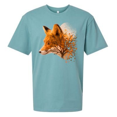 Cool Red Fox Tree Sueded Cloud Jersey T-Shirt