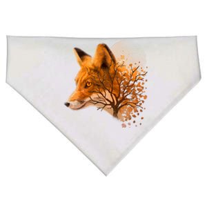 Cool Red Fox Tree USA-Made Doggie Bandana