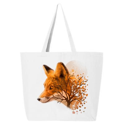 Cool Red Fox Tree 25L Jumbo Tote