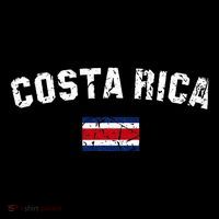 Costa Rica Flag Vintage Costa Rican Tall T-Shirt