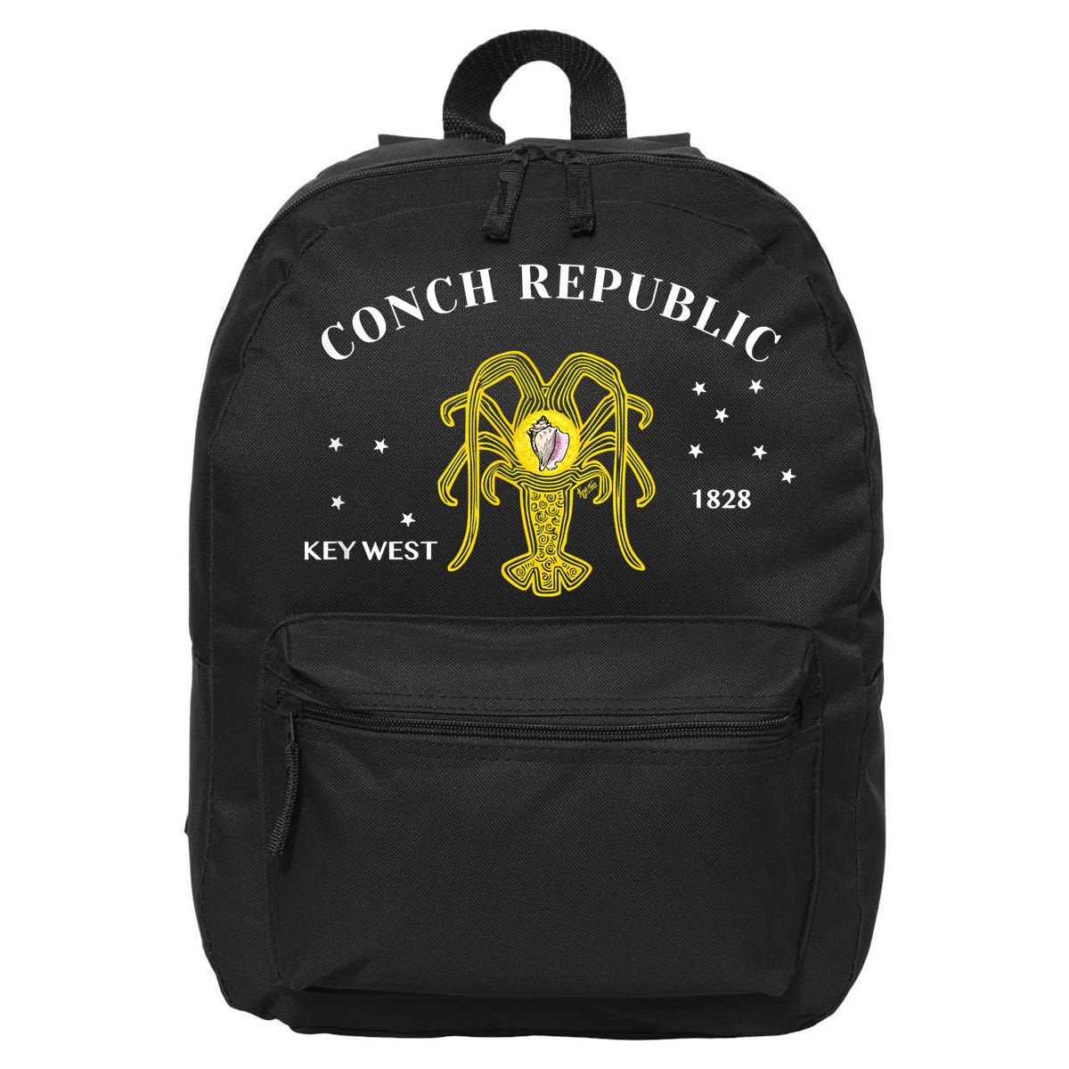 Conch Republic Flag Lobster Florida Keys Lobster Season 16 in Basic Backpack