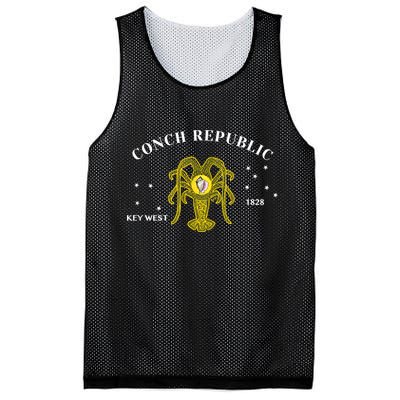 Conch Republic Flag Lobster Florida Keys Lobster Season Mesh Reversible Basketball Jersey Tank