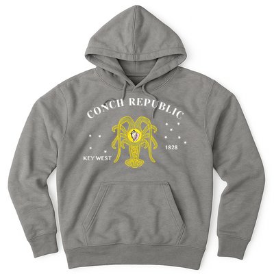 Conch Republic Flag Lobster Florida Keys Lobster Season Hoodie