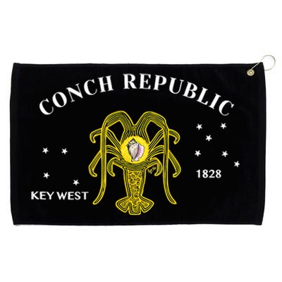 Conch Republic Flag Lobster Florida Keys Lobster Season Tank Top Grommeted Golf Towel