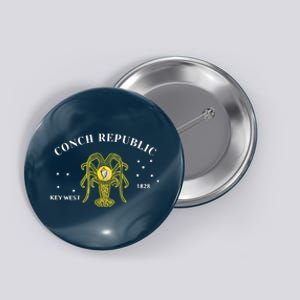 Conch Republic Flag Lobster Florida Keys Lobster Season Tank Top Button