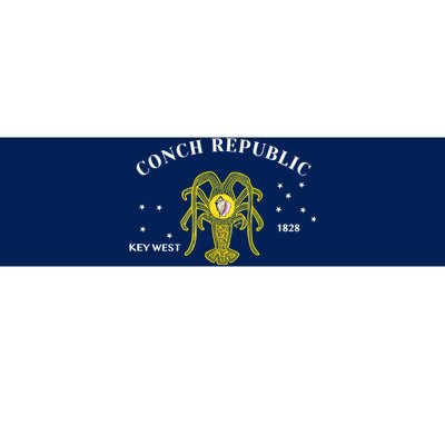 Conch Republic Flag Lobster Florida Keys Lobster Season Tank Top Bumper Sticker