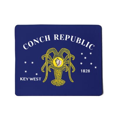 Conch Republic Flag Lobster Florida Keys Lobster Season Tank Top Mousepad