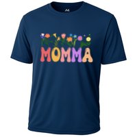 Cute Retro Floral Momma Cooling Performance Crew T-Shirt