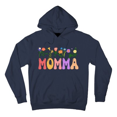 Cute Retro Floral Momma Hoodie