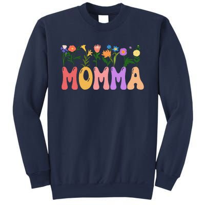 Cute Retro Floral Momma Sweatshirt