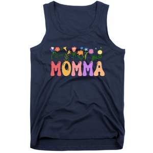 Cute Retro Floral Momma Tank Top