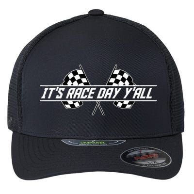 Car Racing Flag Finish Line Checkered Automobile Sport Racer Flexfit Unipanel Trucker Cap