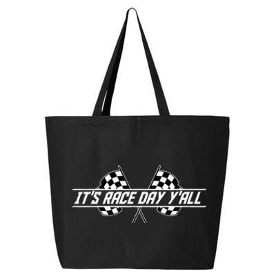 Car Racing Flag Finish Line Checkered Automobile Sport Racer 25L Jumbo Tote