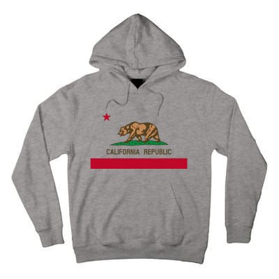 California Republic Flag Patriotic State Travel Usa Tall Hoodie