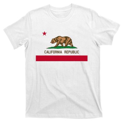 California Republic Flag Patriotic State Travel Usa T-Shirt