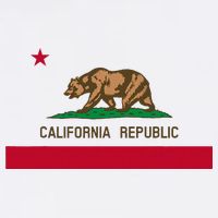 California Republic Flag Patriotic State Travel Usa T-Shirt