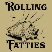 Cat Rolling Fatties Funny Kitten Kitty Lovers Button