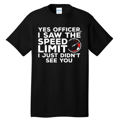 Cool Racer For Men Women Muscle Car Lovers Speed Drag Racing Tall T-Shirt