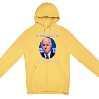 Conservative Republican Funny Anti Joe Biden Premium Pullover Hoodie