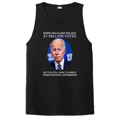 Conservative Republican Funny Anti Joe Biden PosiCharge Competitor Tank