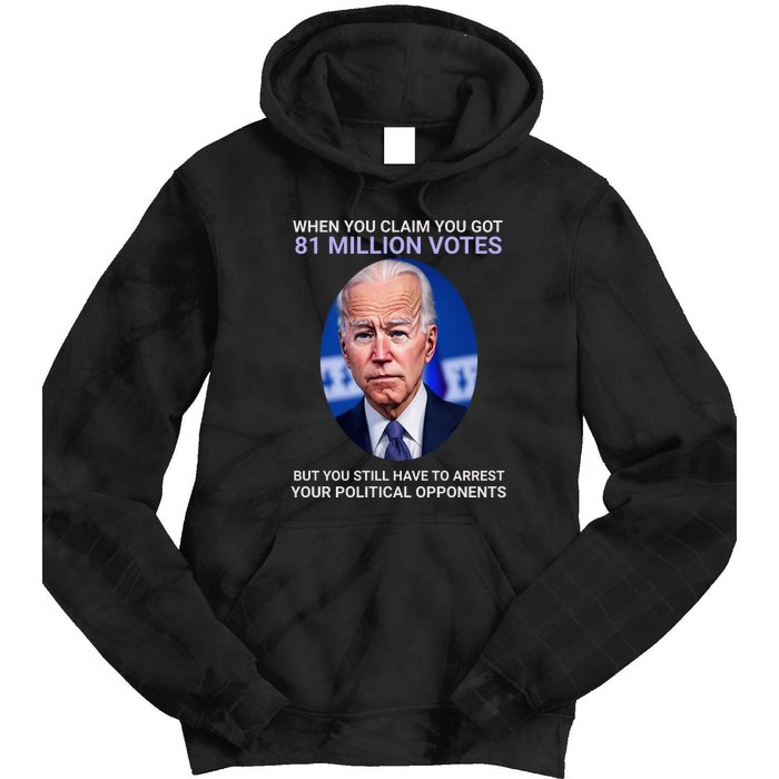 Conservative Republican Funny Anti Joe Biden Tie Dye Hoodie