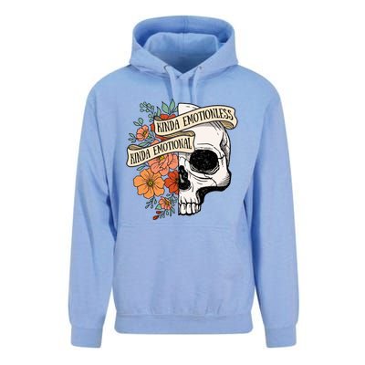 Cute Retro Fall Halloween Kinda Emotional Kinda Emotionless Gift Unisex Surf Hoodie