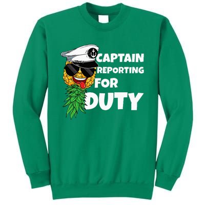 Captain Reporting For Duty Pineapple Swinger Sweatshirt