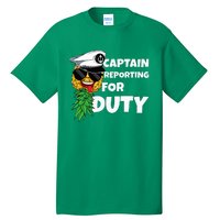 Captain Reporting For Duty Pineapple Swinger Tall T-Shirt