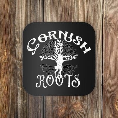 Cornish Roots Family History Tree Flag Of Cornwall Coaster