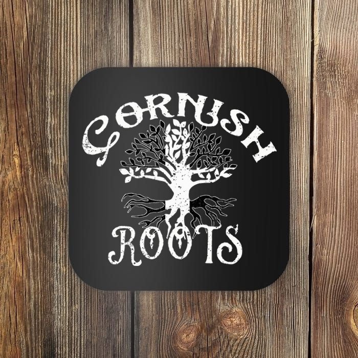 Cornish Roots Family History Tree Flag Of Cornwall Coaster