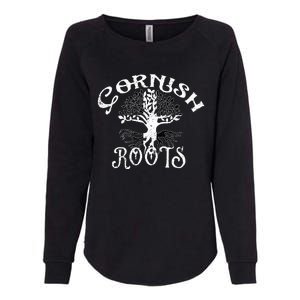 Cornish Roots Family History Tree Flag Of Cornwall Womens California Wash Sweatshirt