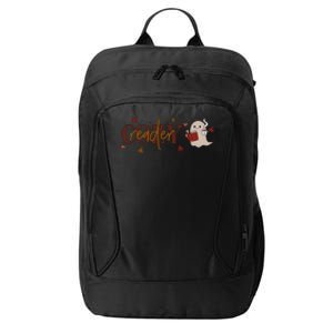 Cozy Reader Funny Halloween City Backpack