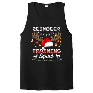 Christmas Running Funny Reindeer Training Squad Team Family Funny Gift PosiCharge Competitor Tank