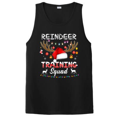 Christmas Running Funny Reindeer Training Squad Team Family Funny Gift PosiCharge Competitor Tank