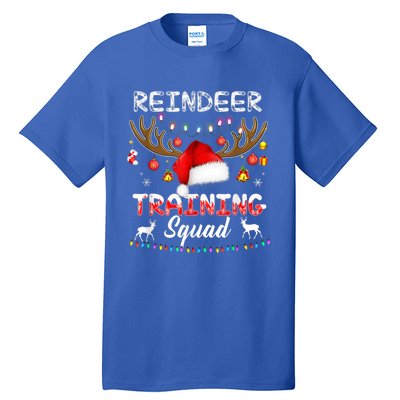 Christmas Running Funny Reindeer Training Squad Team Family Funny Gift Tall T-Shirt